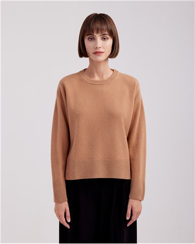 WOOL CASHMERE CREWNECK