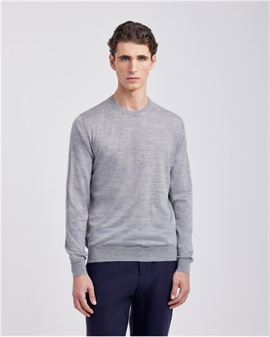 GIROCOLLO MANICA LUNGA MISTO CASHMERE SUPERLIGHT 