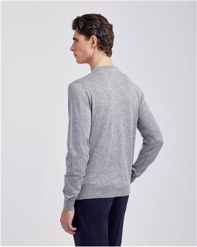 GIROCOLLO MANICA LUNGA MISTO CASHMERE SUPERLIGHT 